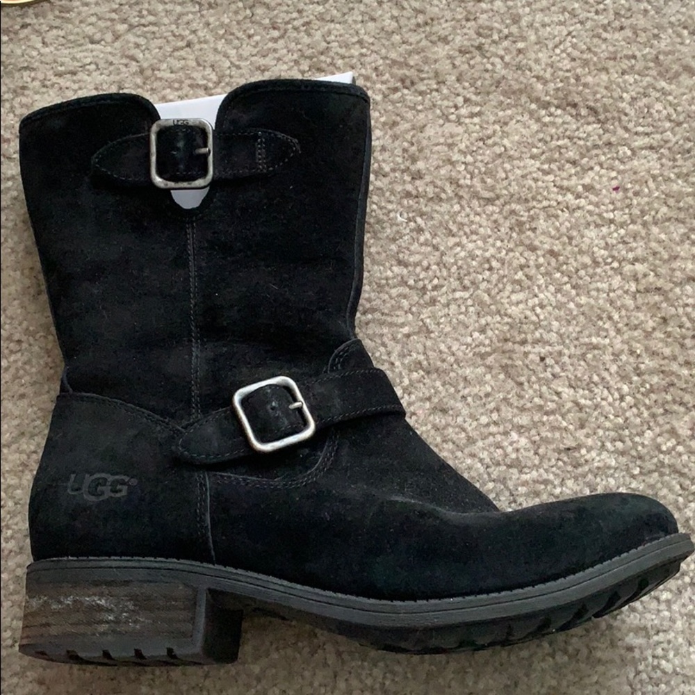 UGG Black Heel Boots